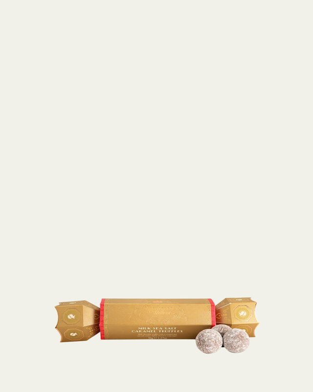 Milk Chocolate Sea Salt Truffles Christmas Cracker